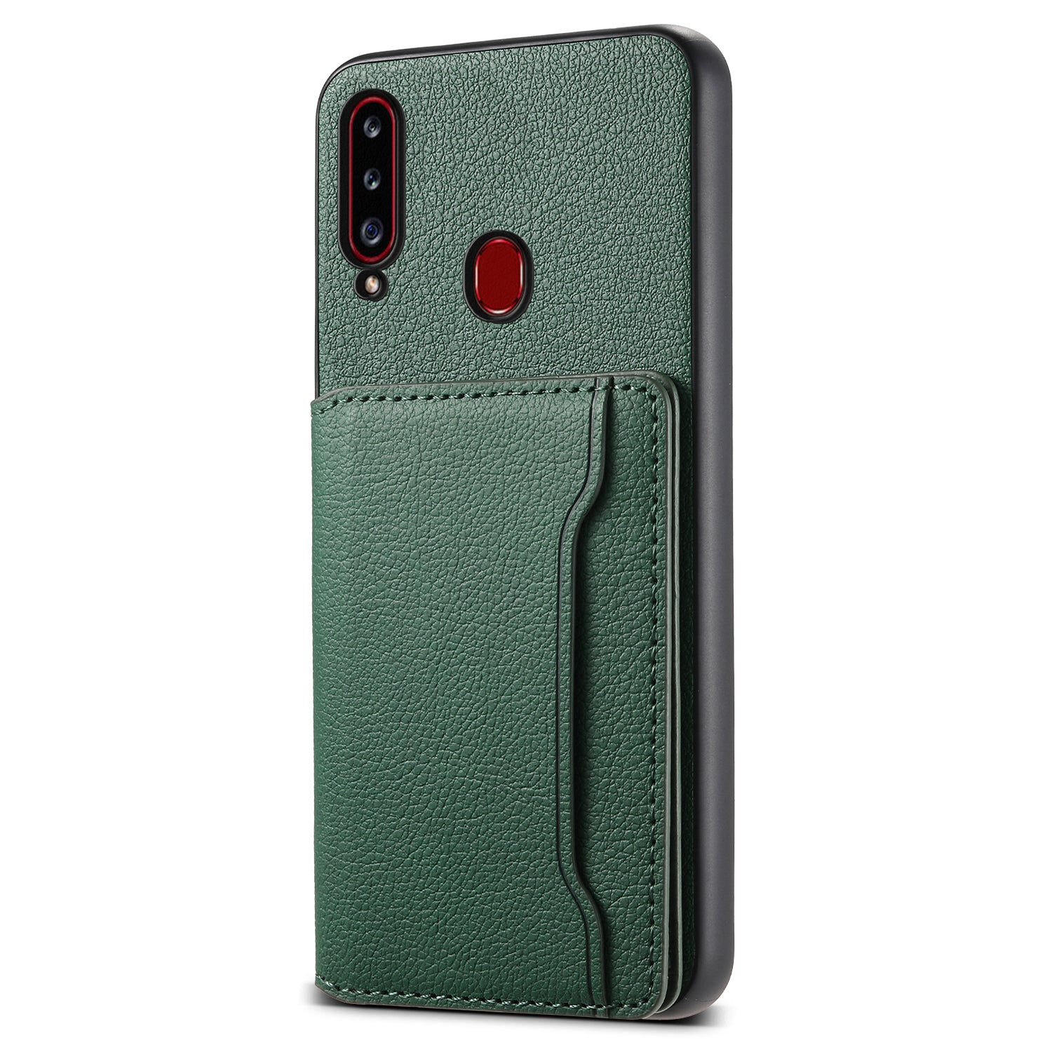 For Samsung Galaxy A20s Phone Case Card Slots Kickstand Phone Cover Calf Texture For Samsung Galaxy A20s Phone Case Card Slots Kickstand Phone Cover Calf Texture